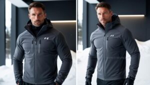 The Spark Shop Men Winter Jacket Sportswear Gym Fitness