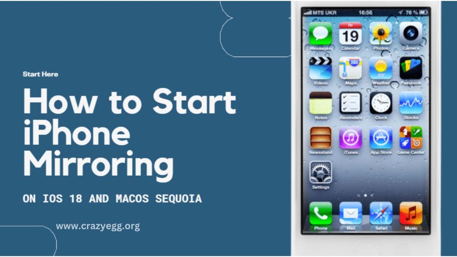 How to Start iPhone Mirroring on iOS 18 and macOS Sequoia